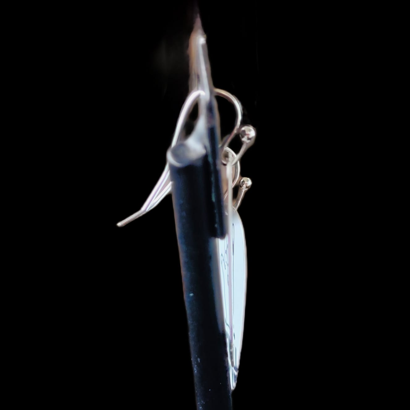 "We Will Rock You" Guitar Pick Earrings - Image 4