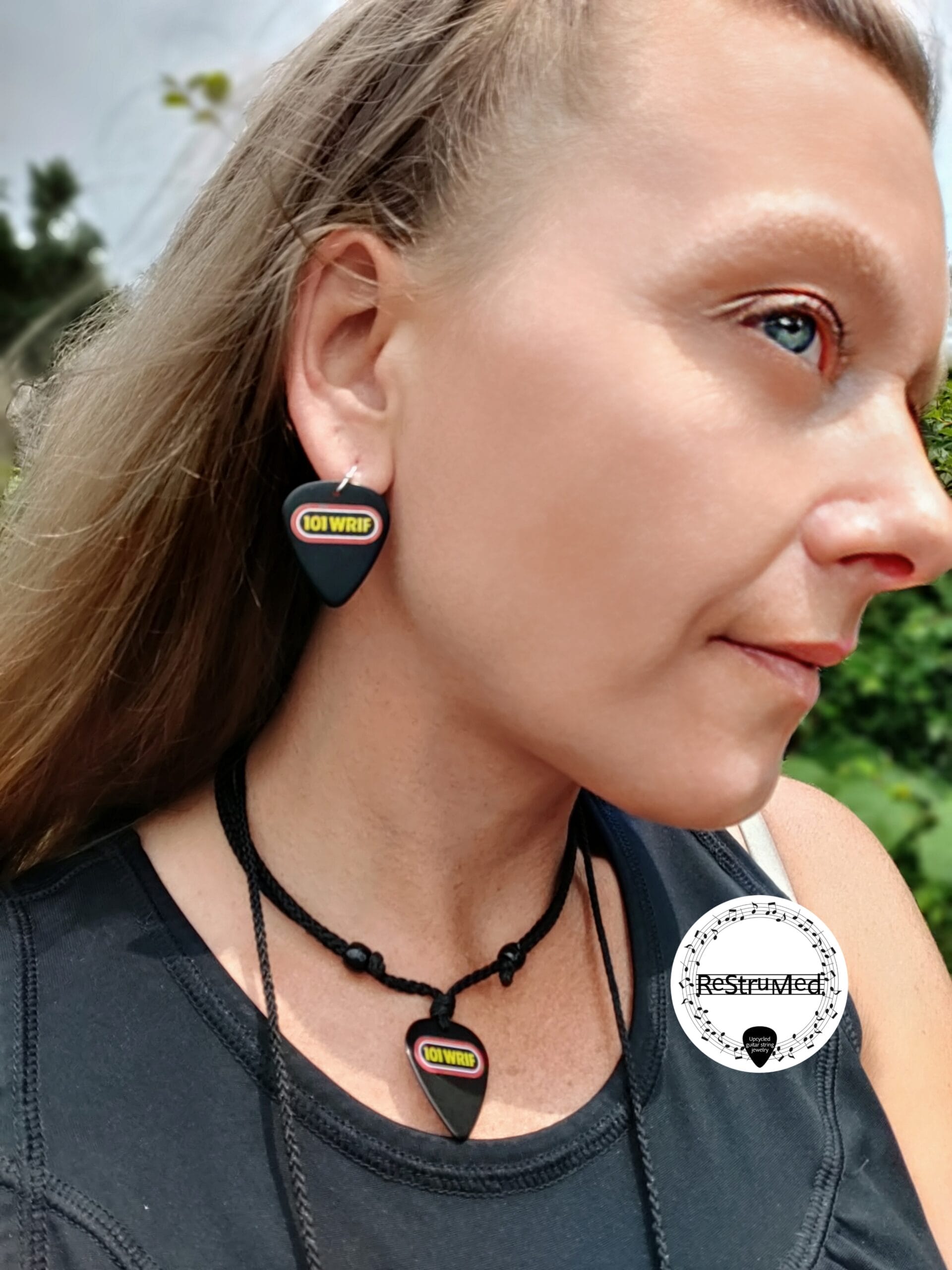 101 The WRIF Guitar Pick Earrings - Image 2