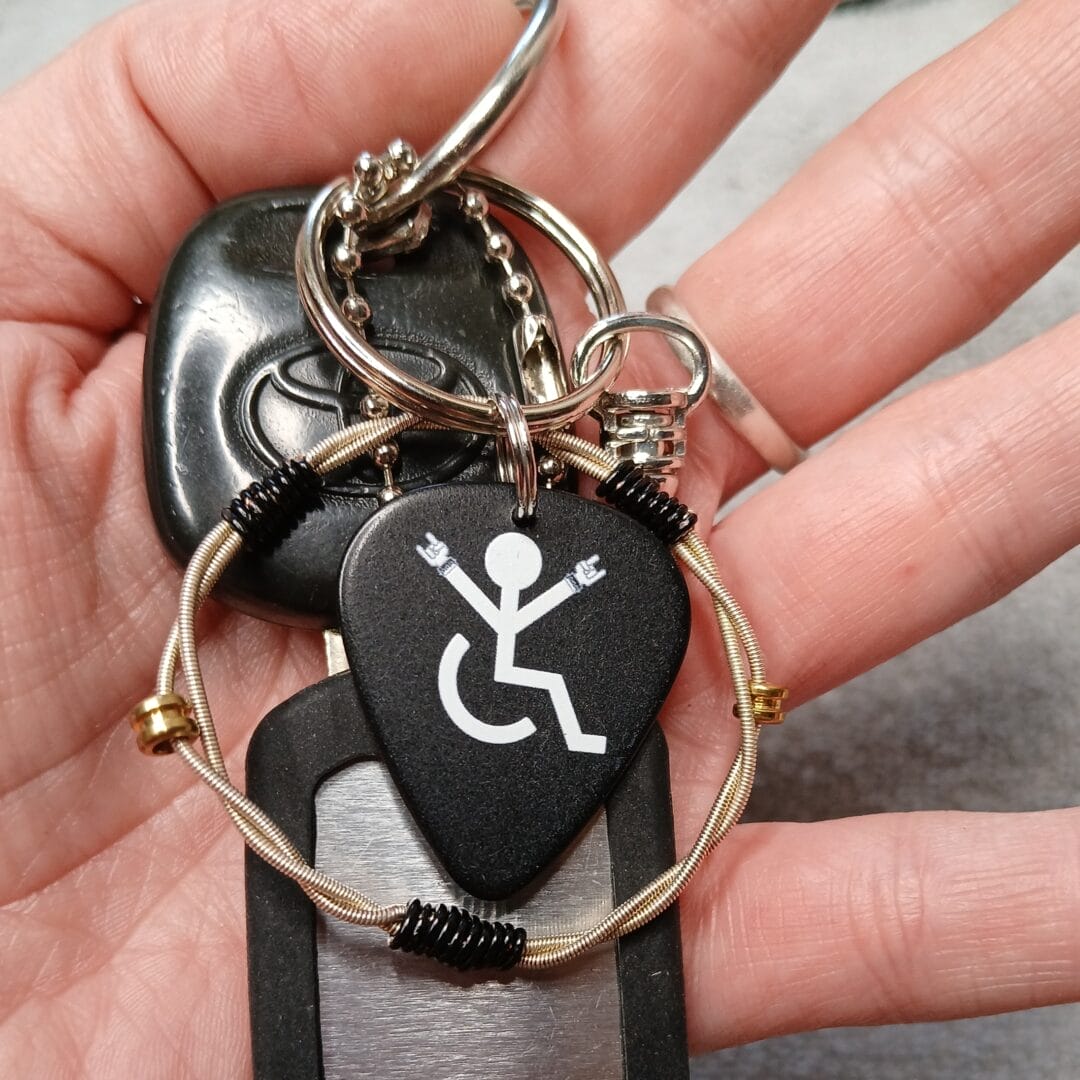 "The Rockin Chair" Guitar String Keychain by Restrumed - Image 5