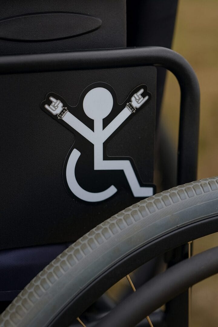 "The Rockin Chair" Vinyl Sticker 3 inch - Image 2