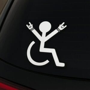 "The Rockin Chair" Vinyl Sticker 3 inch - Image 3