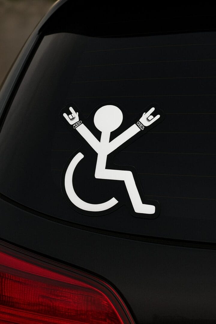 "The Rockin Chair" Vinyl Sticker 3 inch - Image 3