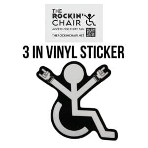 "The Rockin Chair" Vinyl Sticker 3 inch