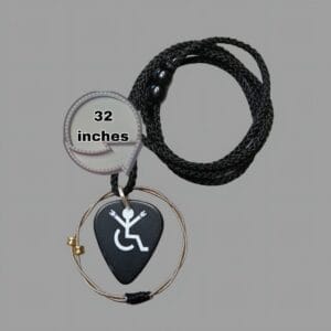 "The Rockin Chair" Guitar String Necklace by Restrumed - nickel